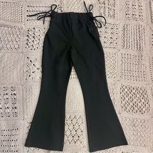Never worn! ASOS Lace-up Hip Flare Dress Pants